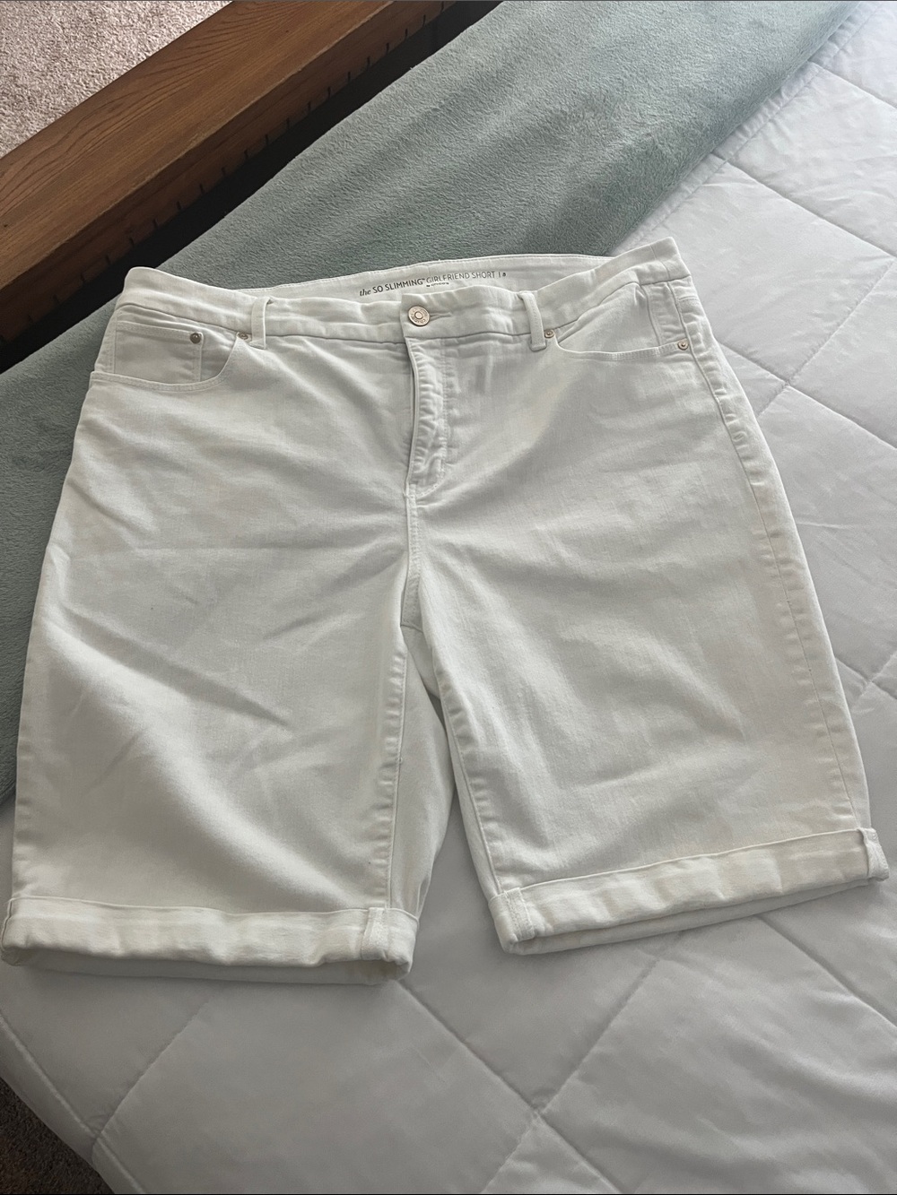 Chico's White Women's Bermuda Shorts